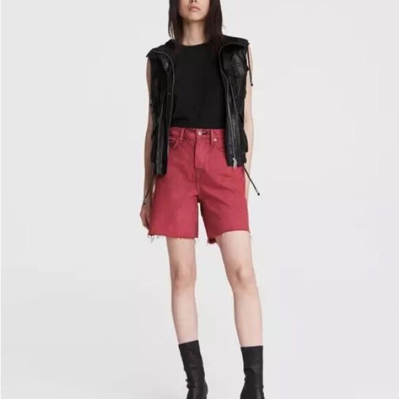 rag & bone High-Waisted Denim Shorts - Picture 1 of 2